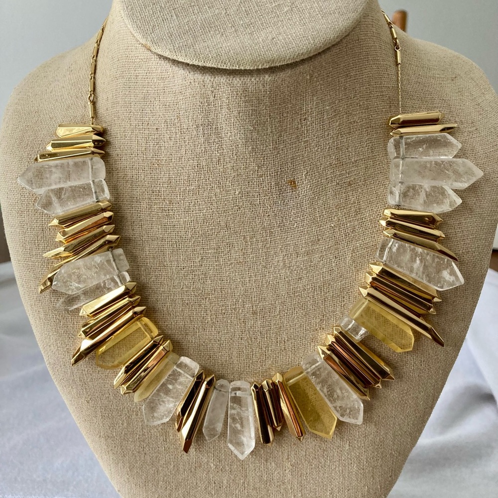 Stella & Dot Rebel Stone Statement Necklace